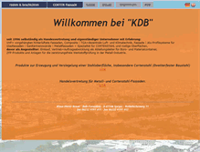 Tablet Screenshot of kdb-web.de